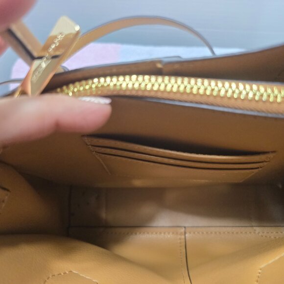 Michael Kors Mercer Medium Two-Tone Logo Crossbody Bag - Picture 9 of 11